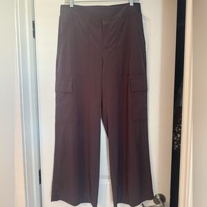 Athleta size 10 Women's deep purple/brownish Wide-Leg athletic Pants